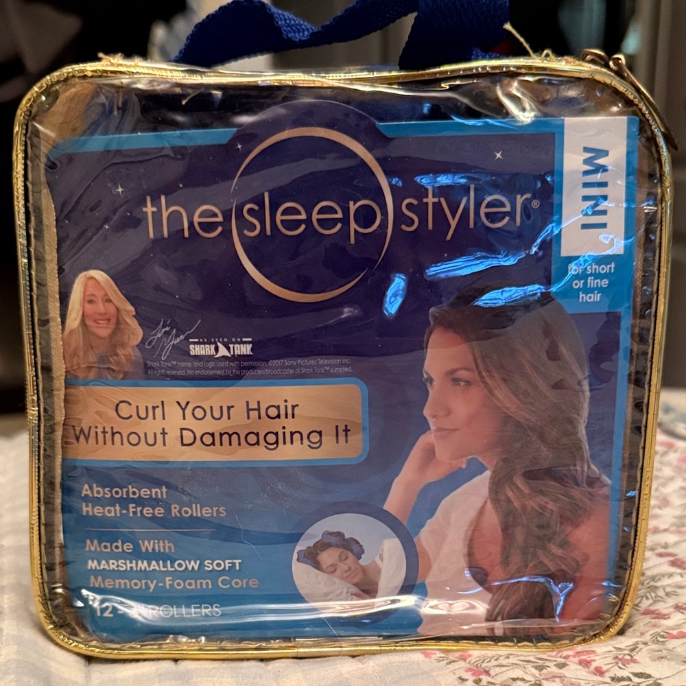 Mini Heat-Free Hair Rollers - Blue